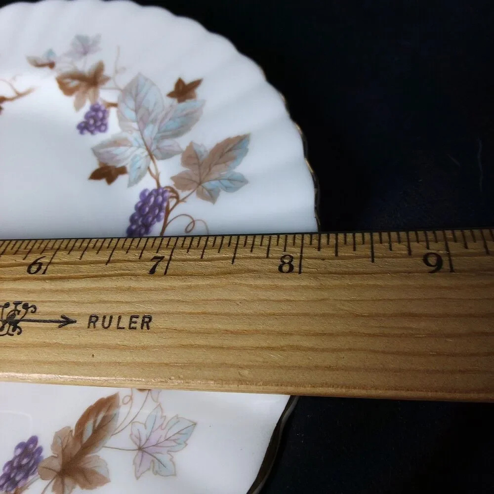 VINTAGE ROYAL ALBERT BONE CHINA LORRAINE TEA CUP AND 8'' PLATE SET